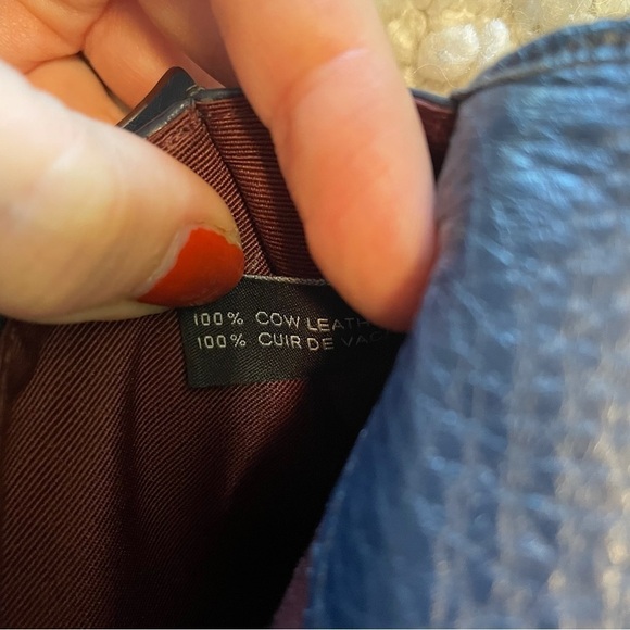 MARC Jacobs Blue Leather Wallet - Picture 5 of 6